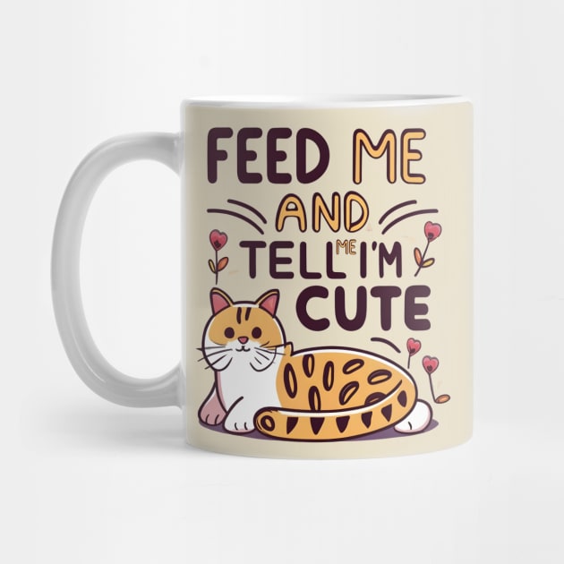 Feed me and tell me I'm cute by NomiCrafts